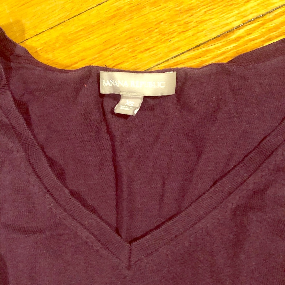 Plum 3/4 length light sweater